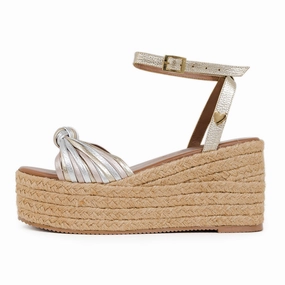 Hereu Espadrilles Lolly Espadrilles Metallic Trio - Low High