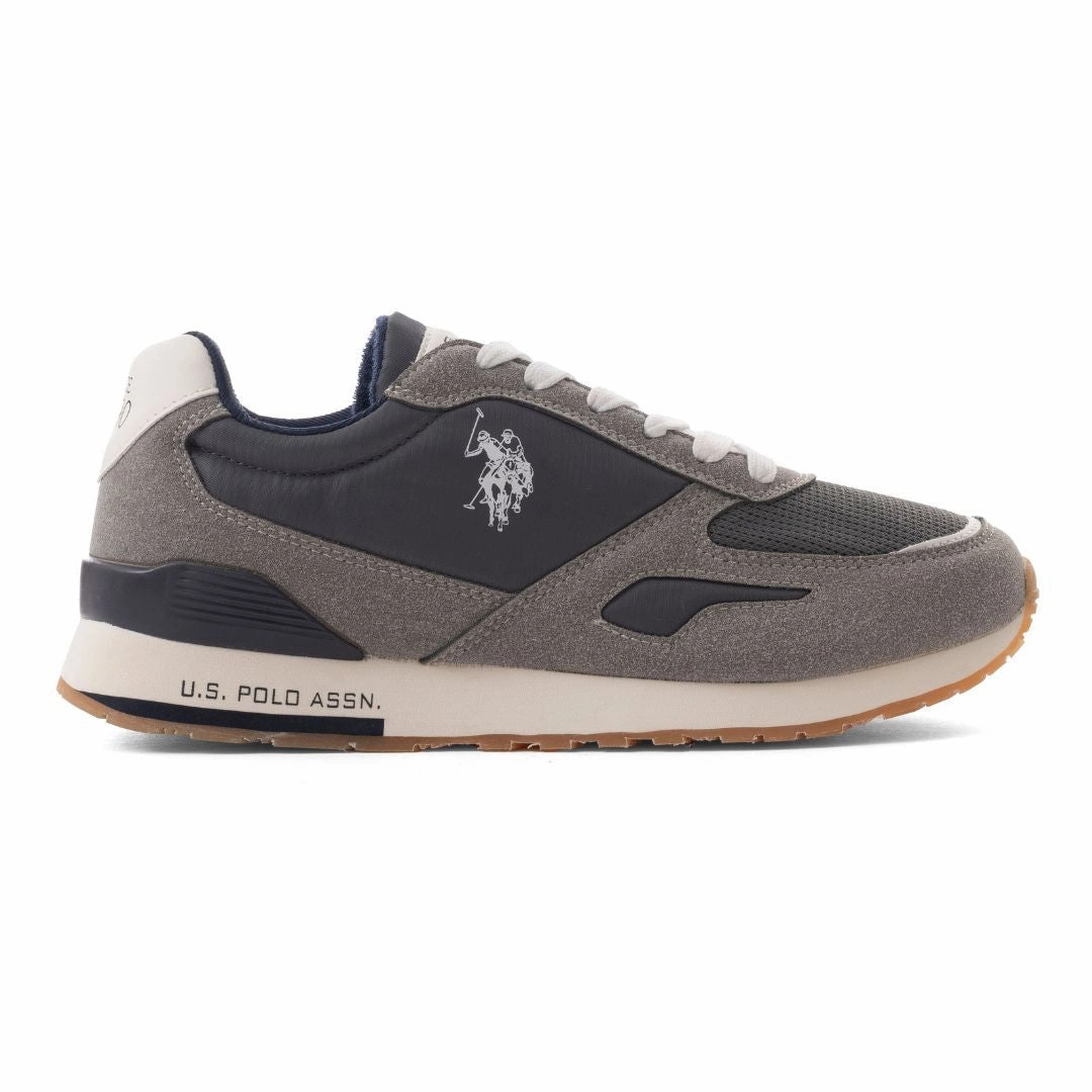 U.S. POLO ASSN. TABRY 006S-LGTGRY Big Kids' Originals Handball Spezial Casual Shoes