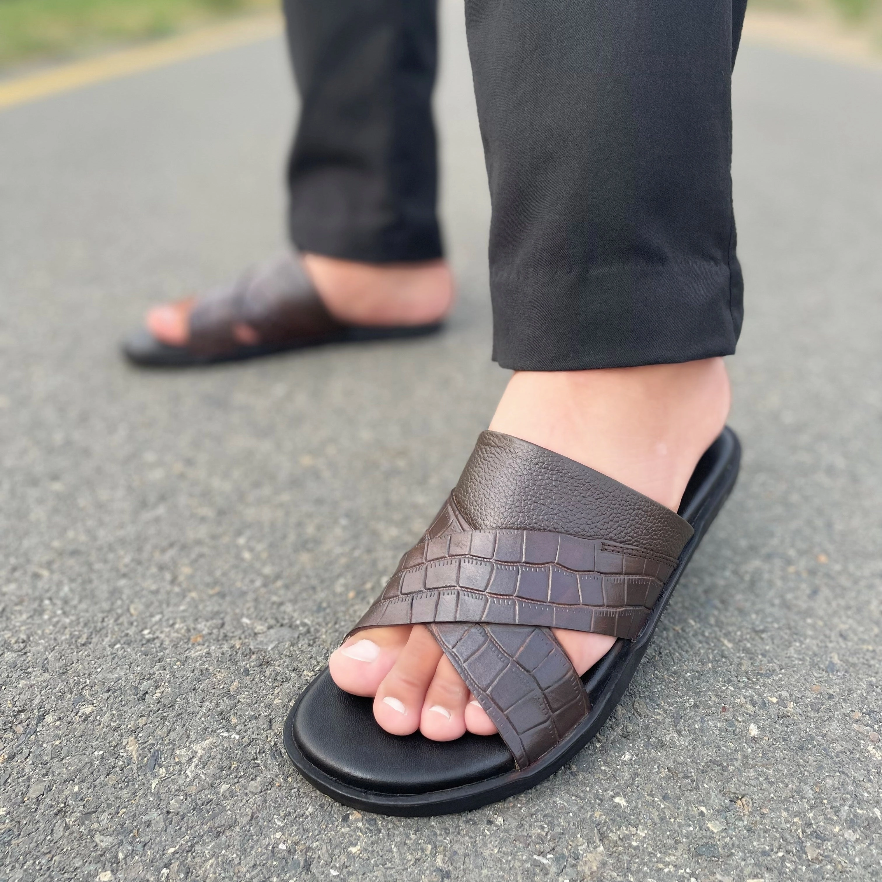 Soft Sole Slippers For Ladies LS Pure leather Handmade Feeto Chappal LS-162