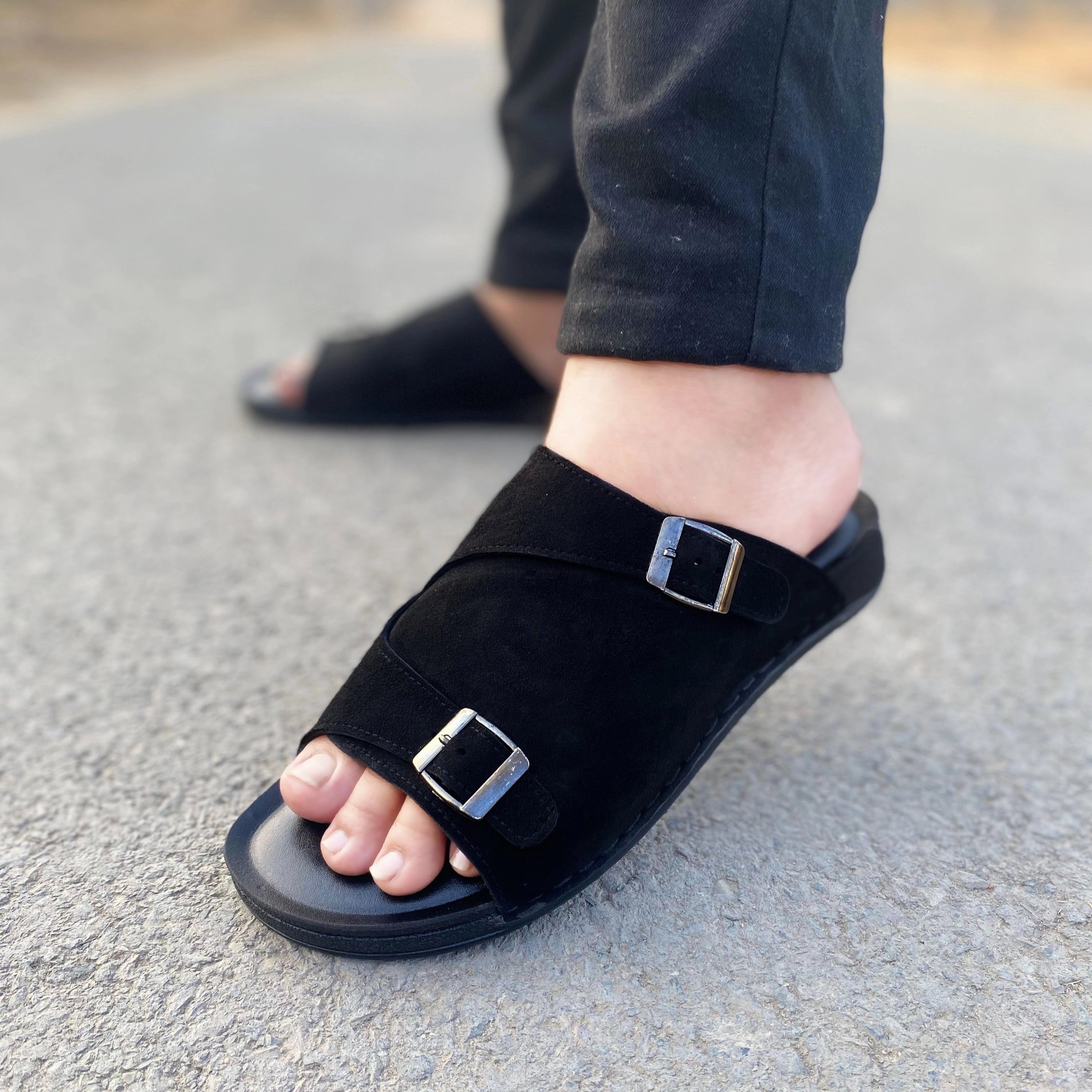 LS Pure Leather Handmade Pacer Duo Chappal LS-128 Sustainable Slides