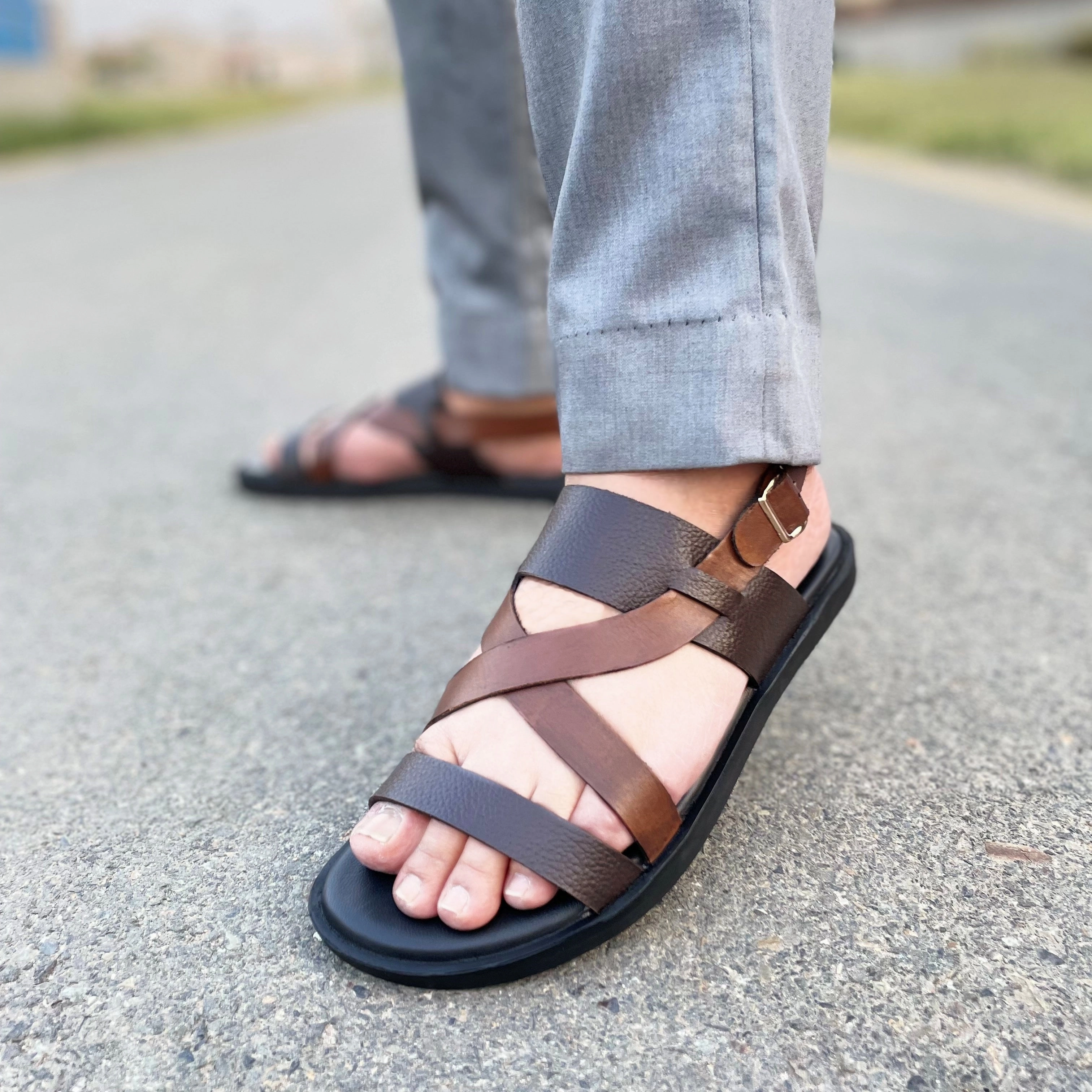 Mississippi Slide LS Pure Leather Handmade UrbanSlides Sandal LS-153