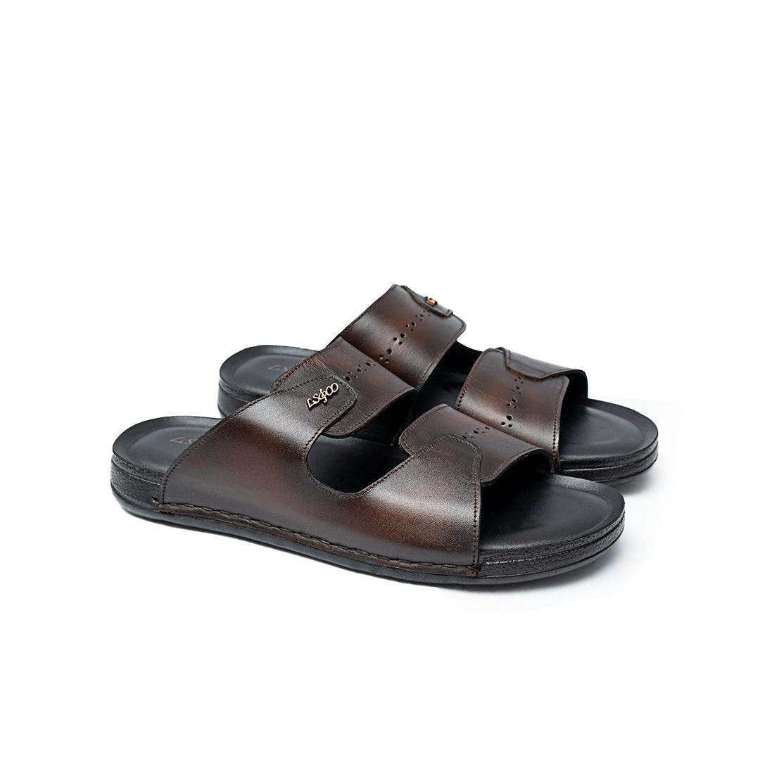Fluff Slides LS Pure Leather Handmade Wander Chappal LS-127