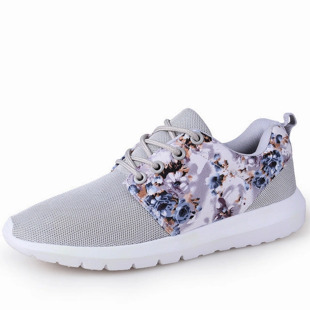 Sneakers Women Trainers Breathable Print Flower 90 Casual Shoes Woman Summer Mesh Low Top Shoes Casual Slip On Shoes Australia