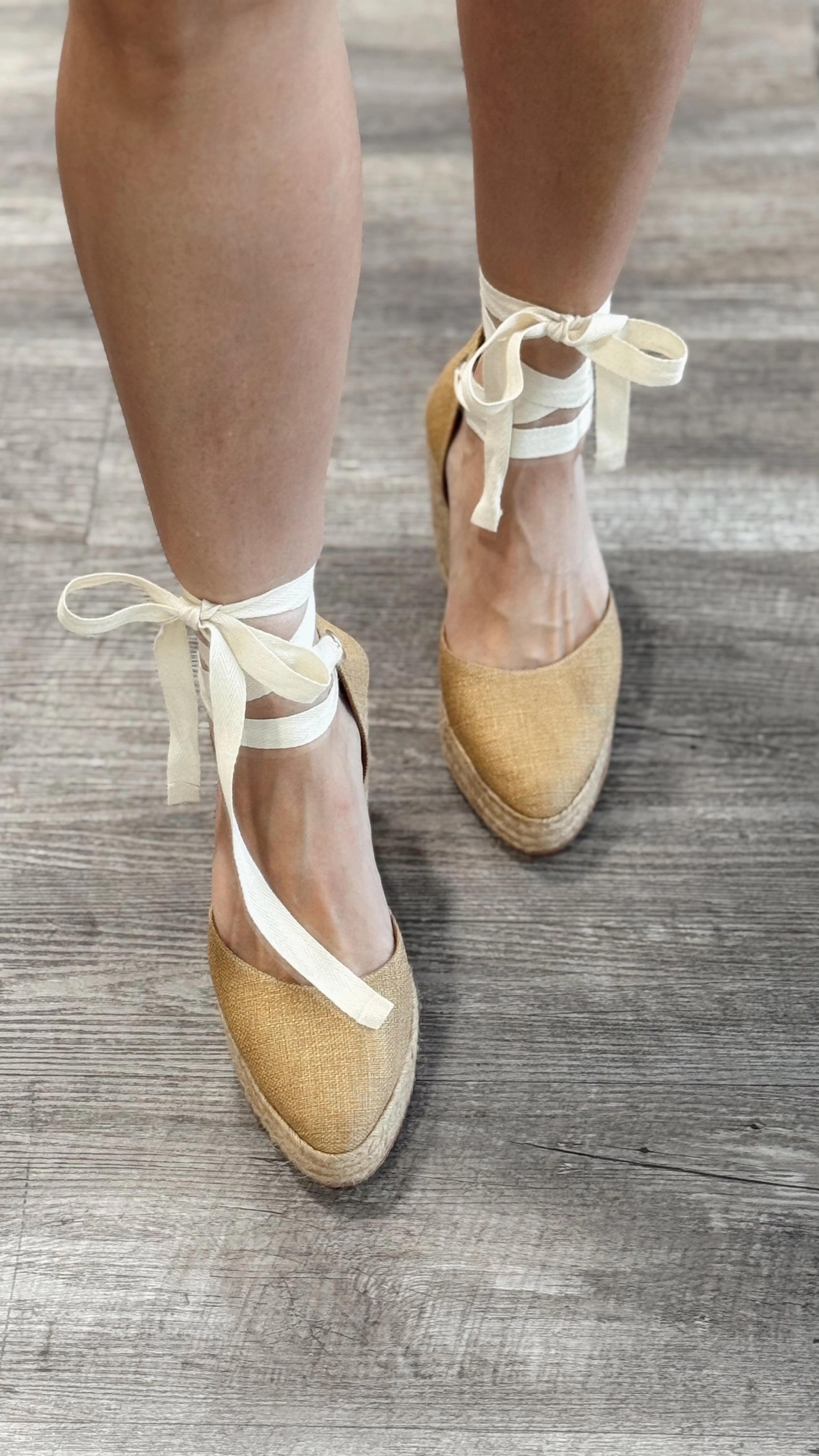 Dsw Espadrilles Wedges Madison Espadrilles - Sand Beige