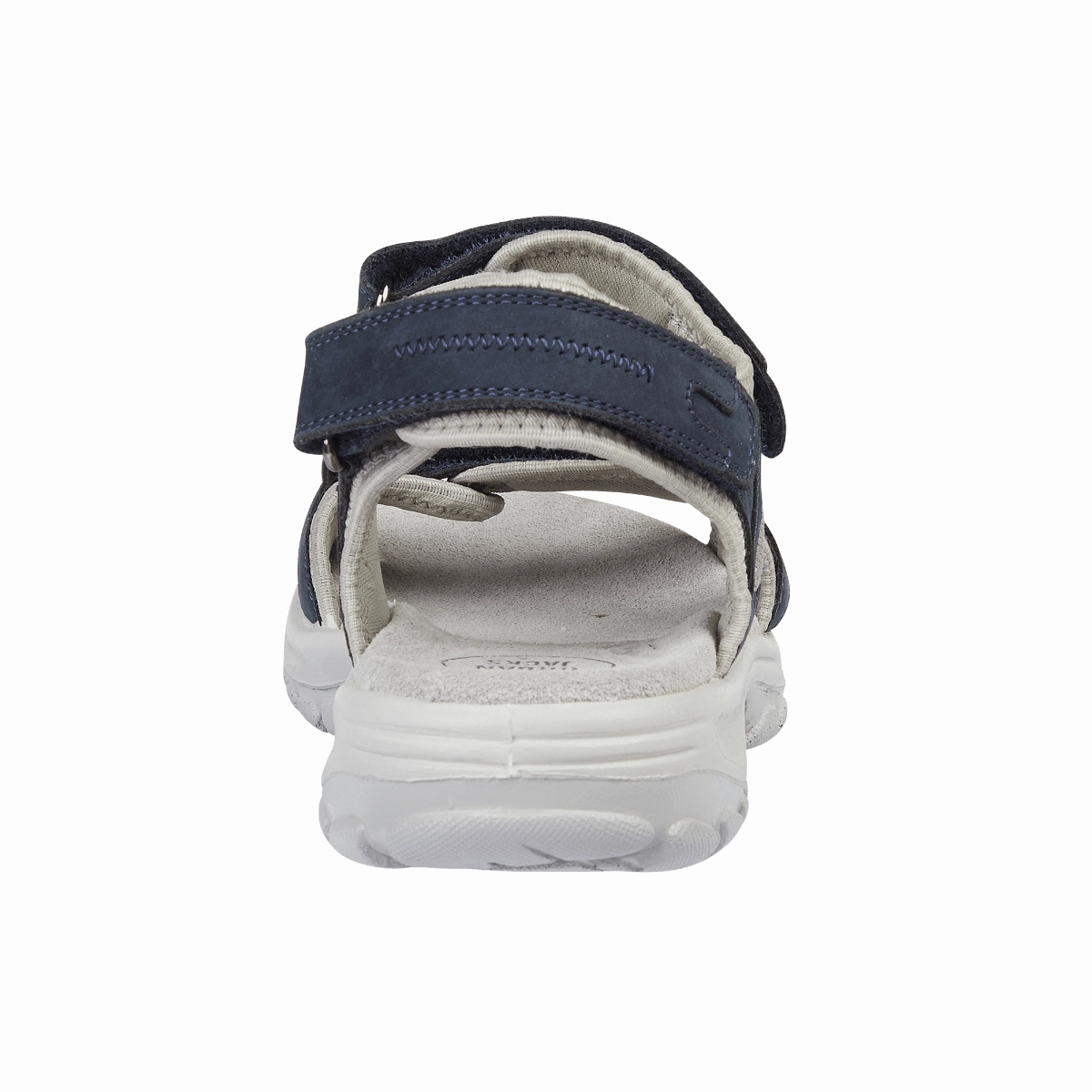 Mandy Nubuck Leather Walking Sandals - Navy For Travel