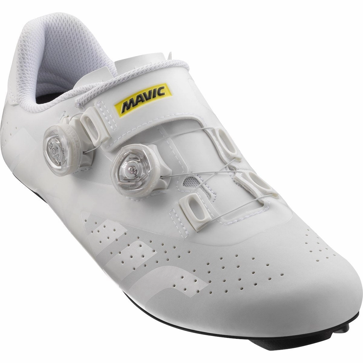 Rock Climbing Shoes Semi Aggressive Mavic Cosmic Pro Road Shoe - White-Black