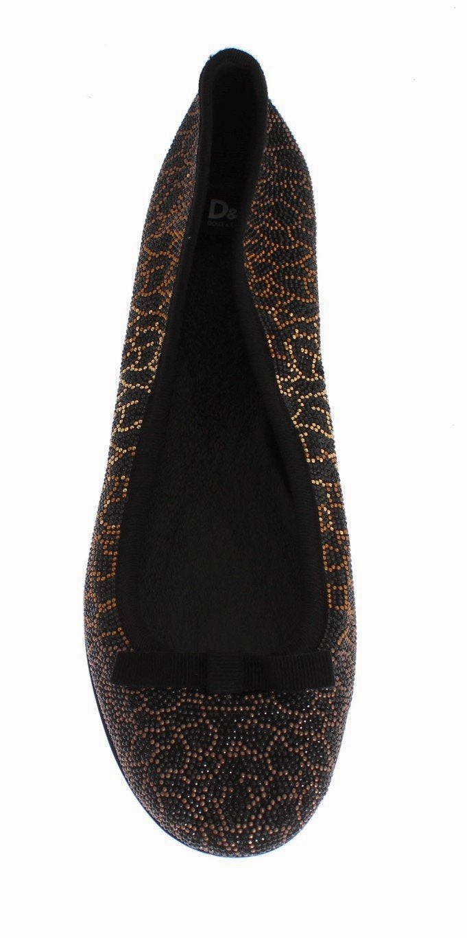 Running Shoes Gold Black Ballerina Shoes