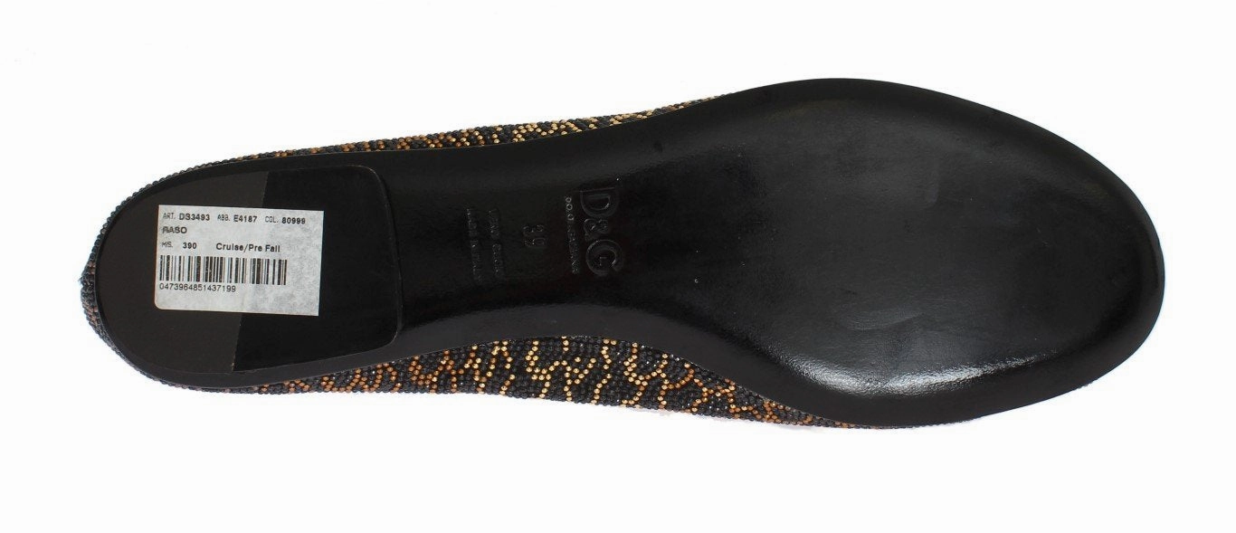 Bike Shoes For Pedals Gold Black Ballerina Shoes