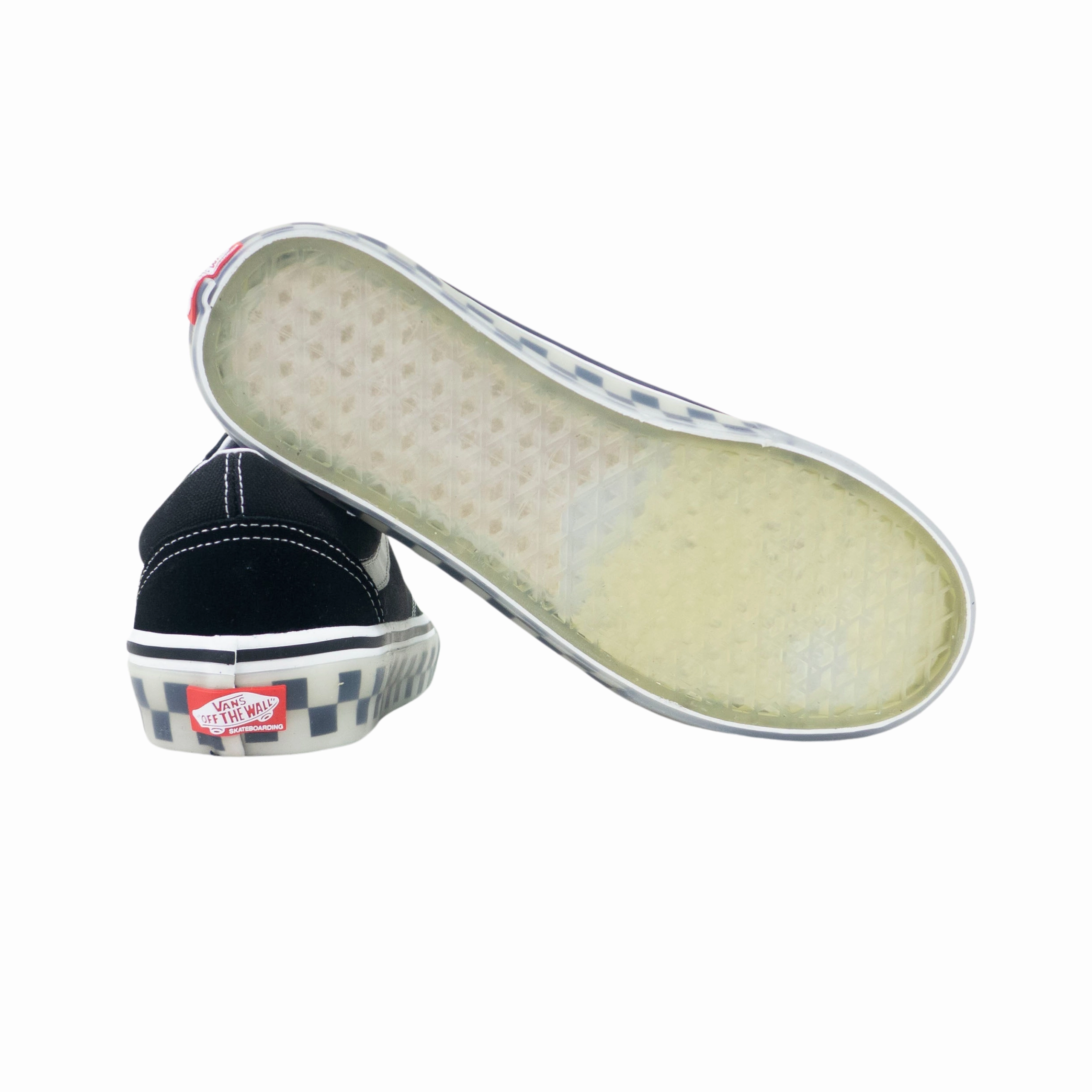 Detachable Roller Skate Vans Skate Old Skool Shoes - Translucent Rubber Black / Clear