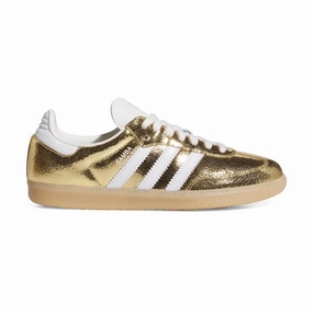 Adidas Samba OG 'Gold Metallic Cracked Leather' Women's Shoes Daily 4.0 Shoes Adidas