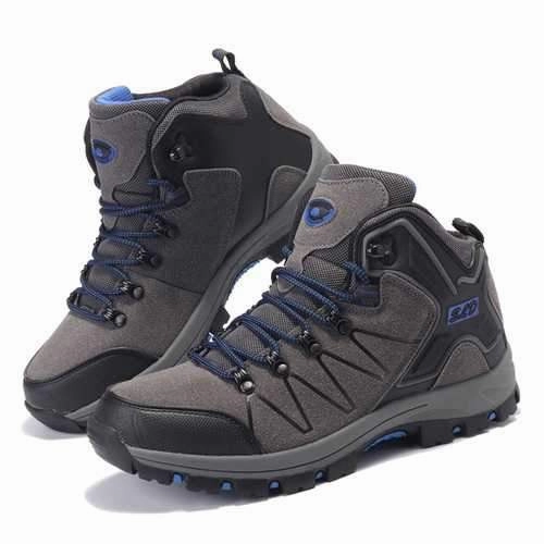 Alverstone Waterproof Hiking Shoes Men Comfy Outdoor Hiking High Top Athletic Shoes