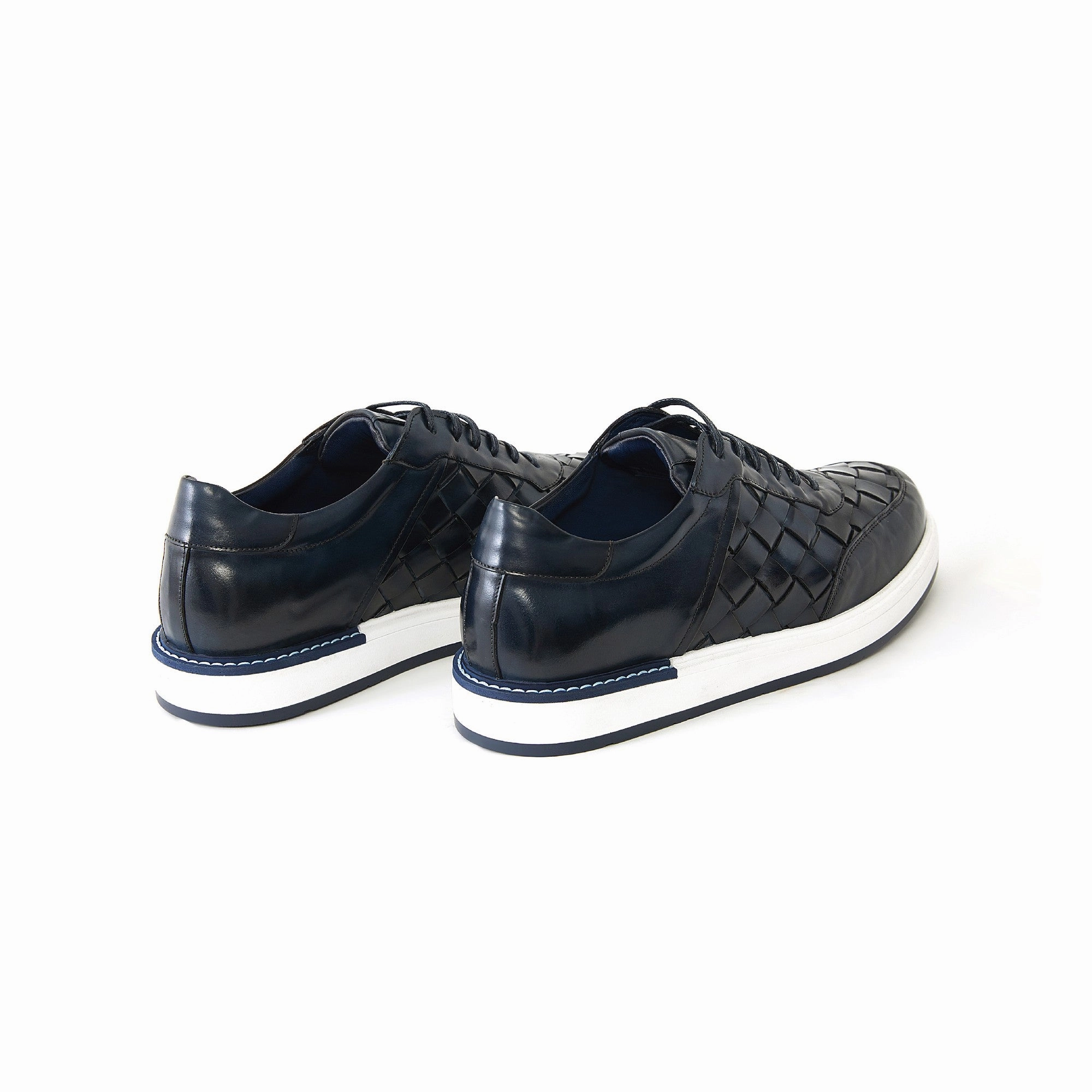 1950s Casual Shoes Men's Calf Leather Handcrafted Sneakers M8018