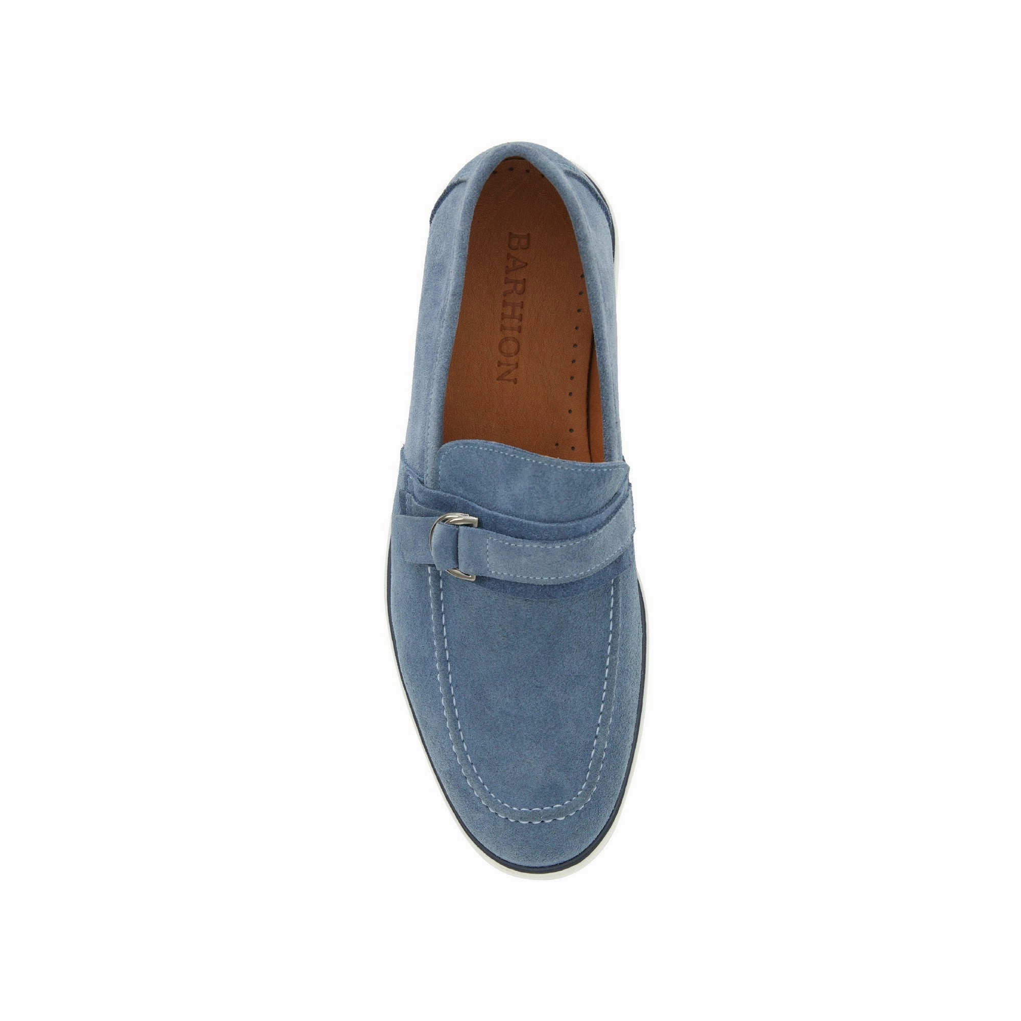 Men's Suede Calf Leather Handmade Loafer M9001 Toe Box Shoes Casual