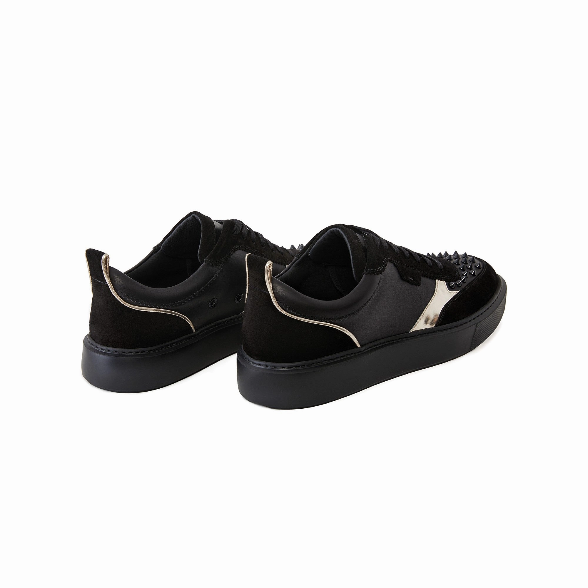 Men's Suede Calf Leather Handmade Sneakers M8002 Teal Shoes Flats