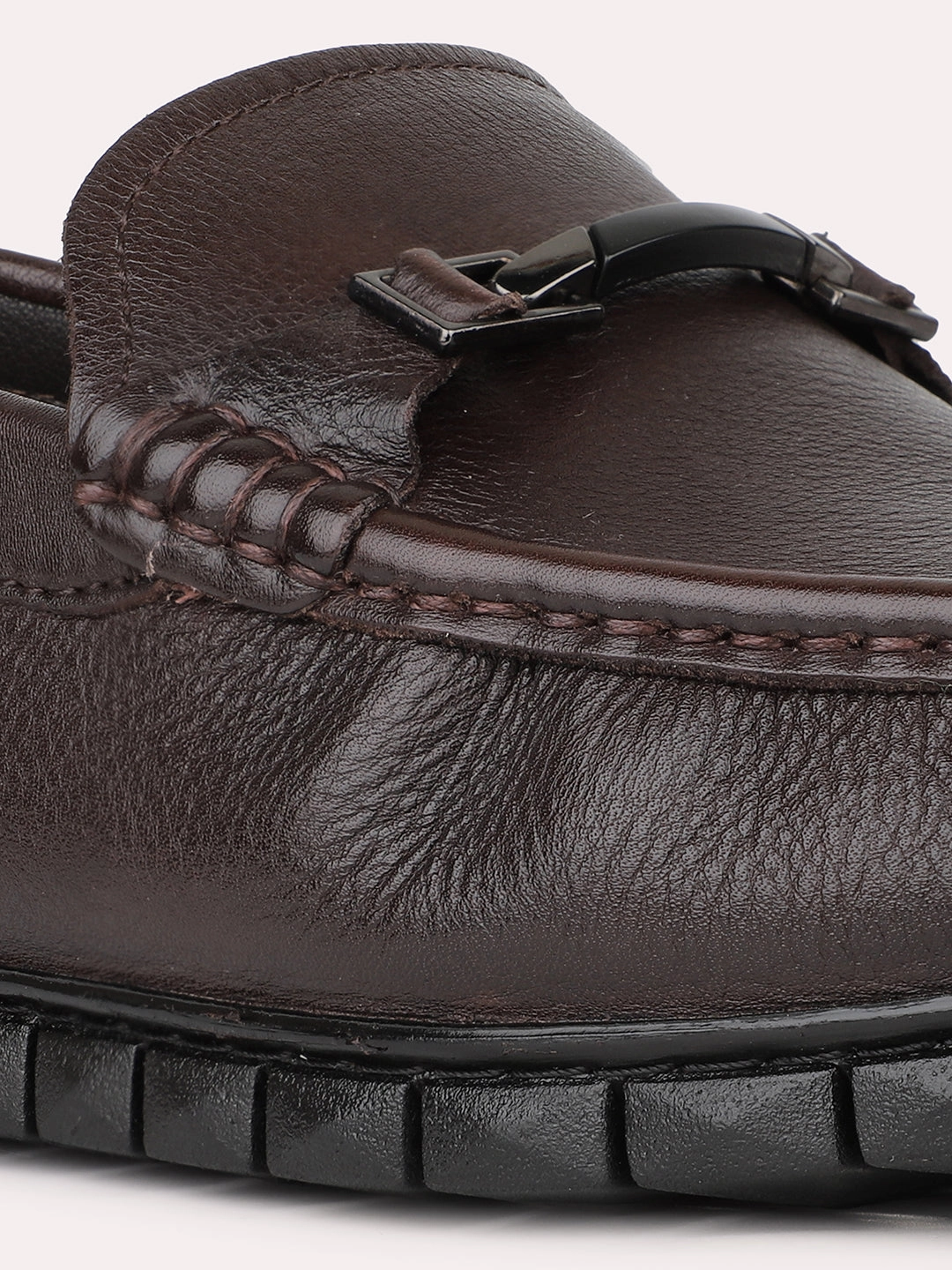 Mens Coffee Brown Solid Round Toe Casual Shoes Casual Shoes Older Women