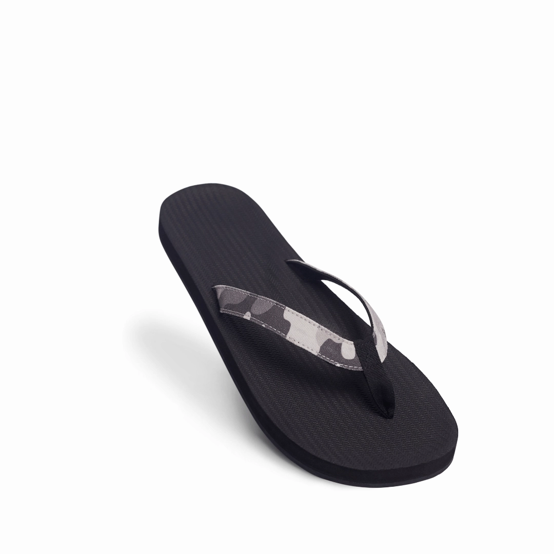 Fit Flops Flip Flops Mens Flip Flops Camo - Black/White Camo