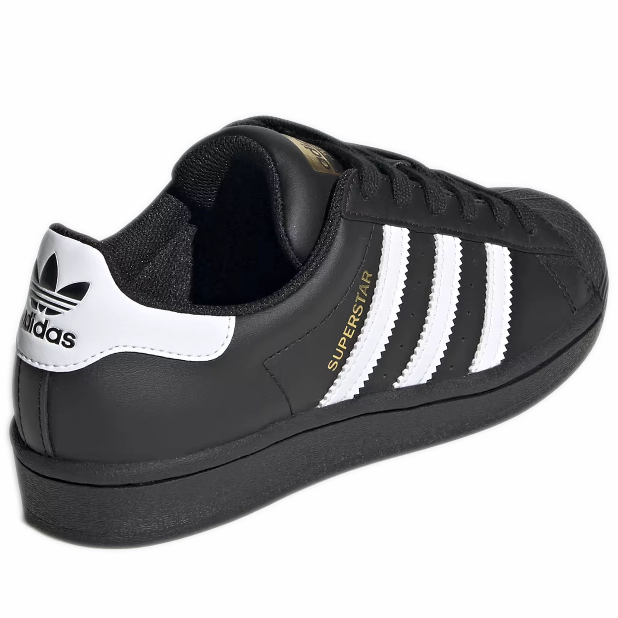 Best Waterproof Shoes For Walking Grade School Adidas Superstar J Shoes - Black/White/Black