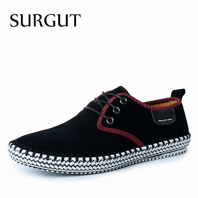Minimalist Design 100% Genuine Suede Leather Mens Leisure Flat Brand Spring Formal Casual Dress Flat Oxford Shoes Jogging Shoes For Flat Feet