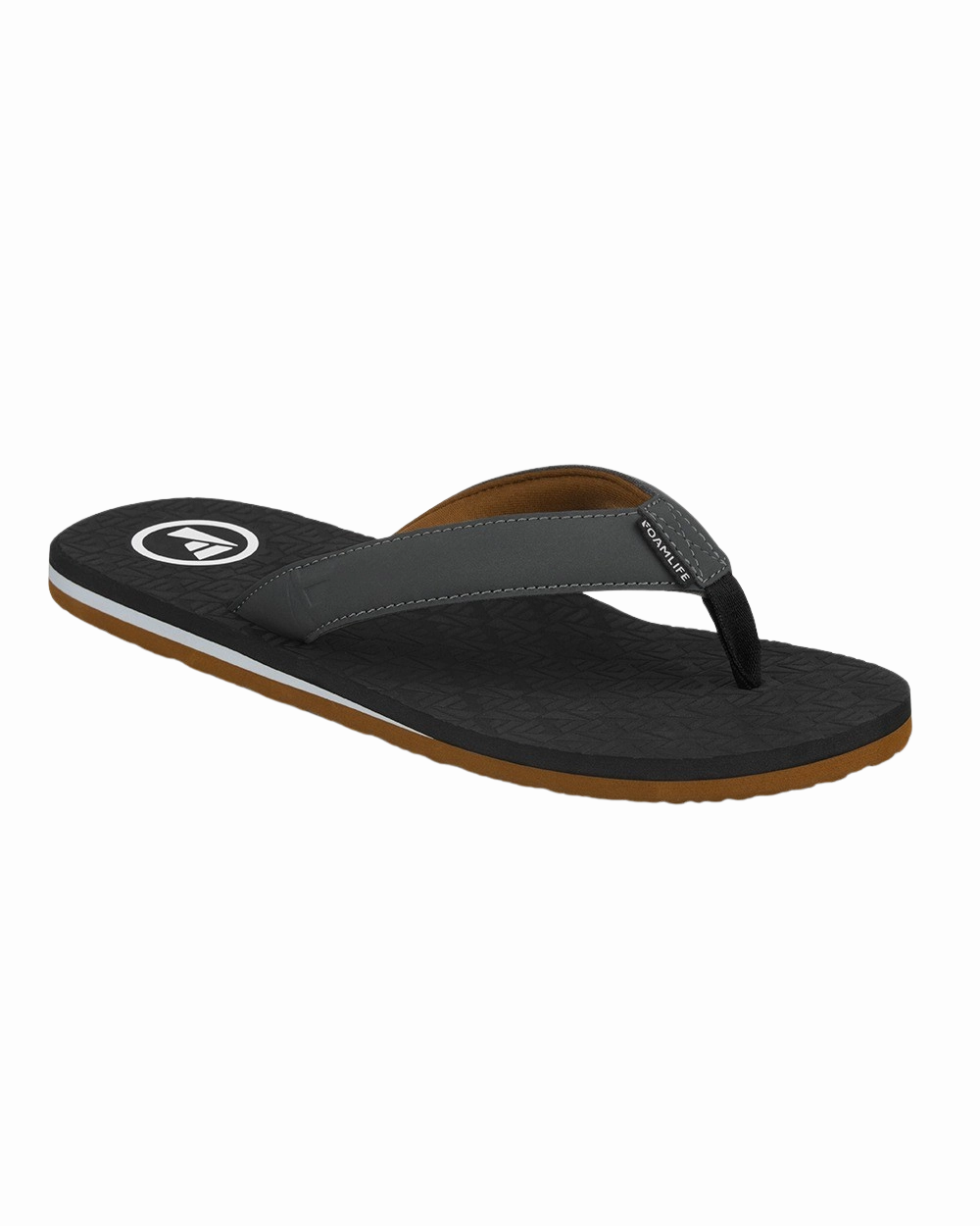 Flip Flops To Sandals Traad Flip Flops in Black & Slate Grey