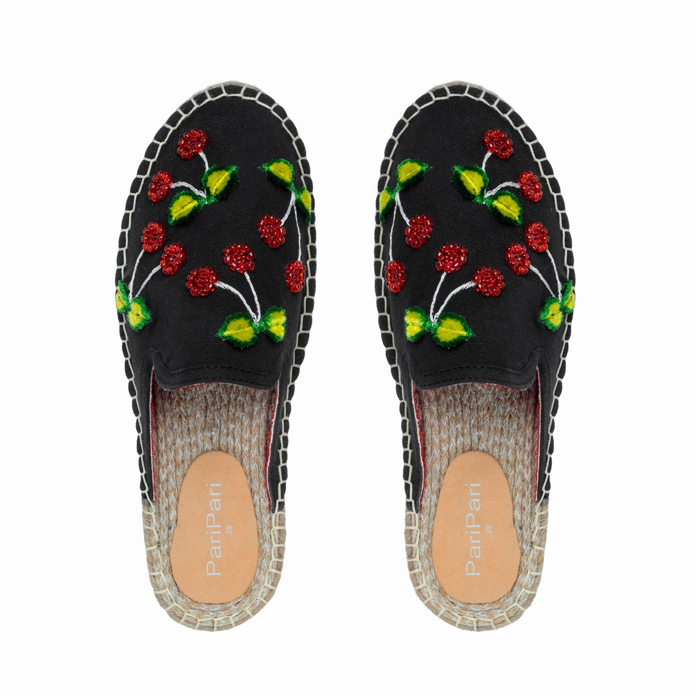 James Bond Espadrilles Mon Cherie Espadrilles Black Flats