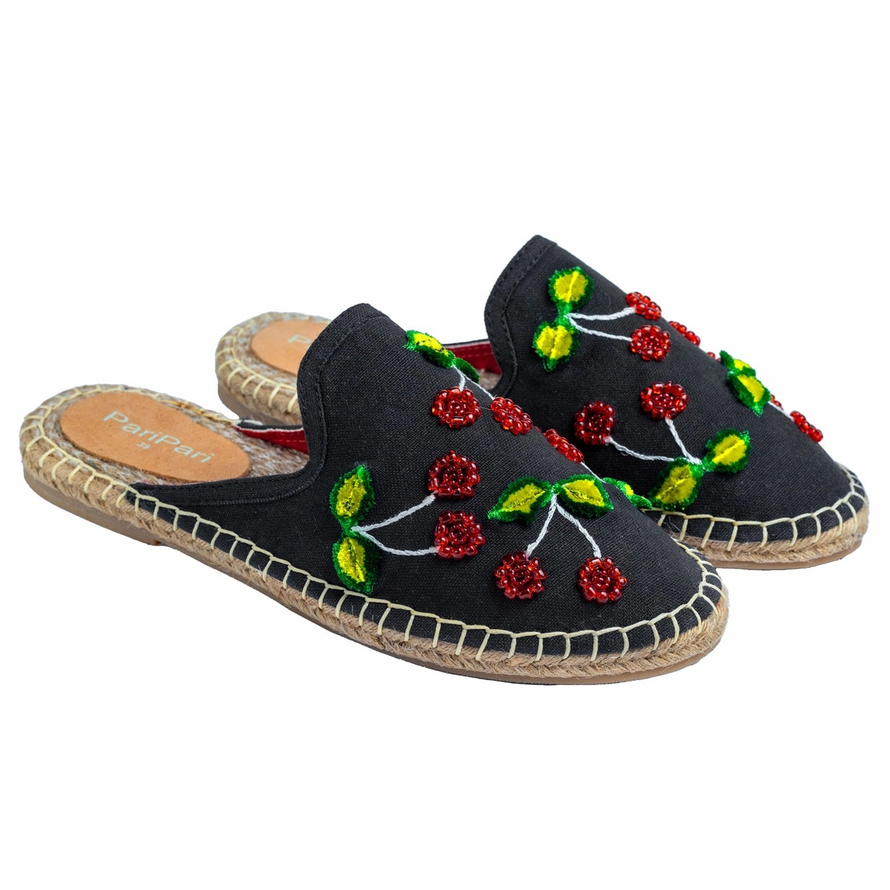 Mon Cherie Espadrilles Black Flats Origine Des Espadrilles