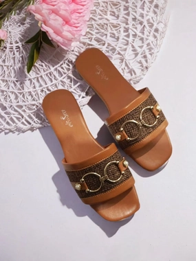 Mustered | Flat Slippers for women Flat Cotton Shoe Laces