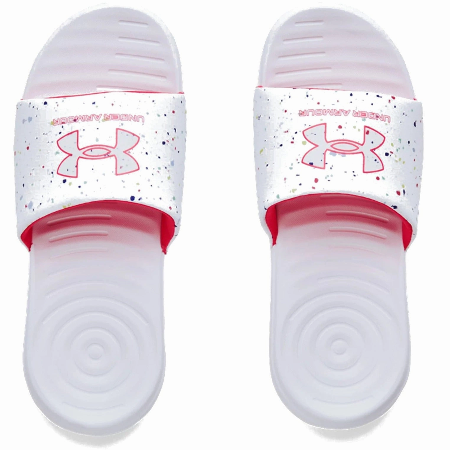 Under Armour Girls' Ansa Graphic Slides Sunny Flip Flops
