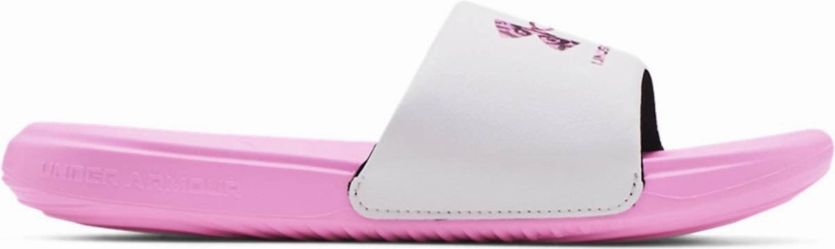 Under Armour Girls' Ansa Graphic Slides Cushion Lux Flip Flops