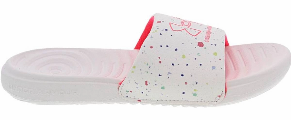 Cracked Heels Wearing Flip Flops Under Armour Girls' Ansa Graphic Slides