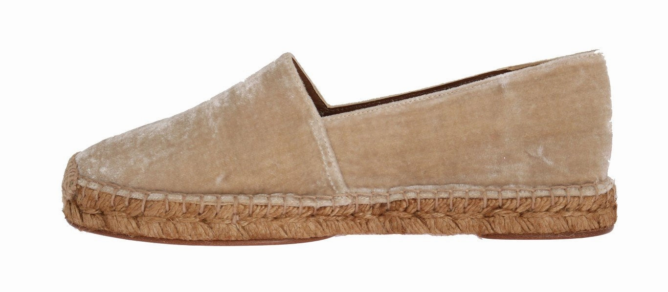 Beige Velvet Flats Espadrilles Shoes Seychelles Shoes Flats
