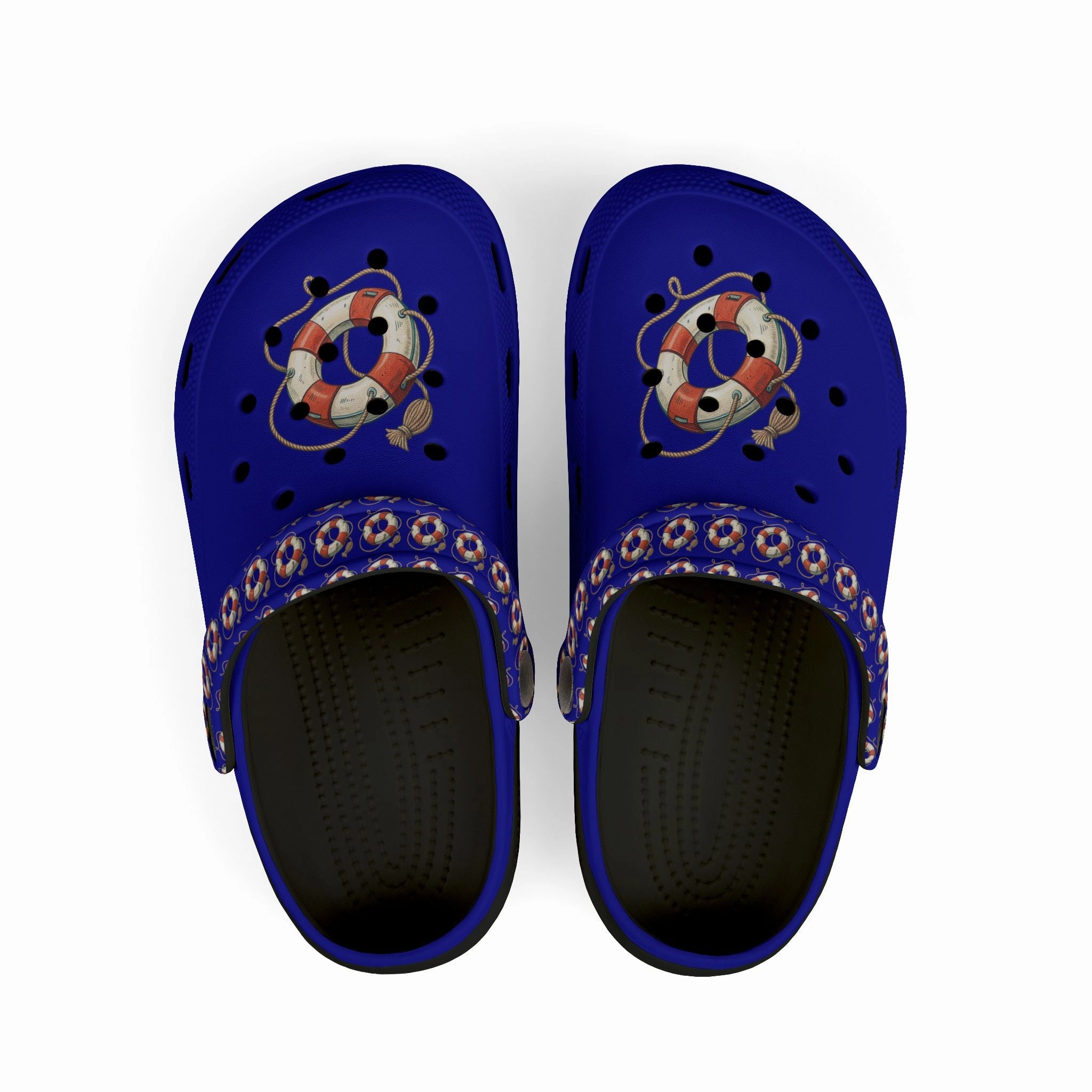 Nautical-Themed Kid's EVA Foam Clogs, Fun Summer Footwear, Waterproof Kids Shoes, Beach & Pool Accessory, Adorable Kids Footwear Best Waterproof Spray Shoes