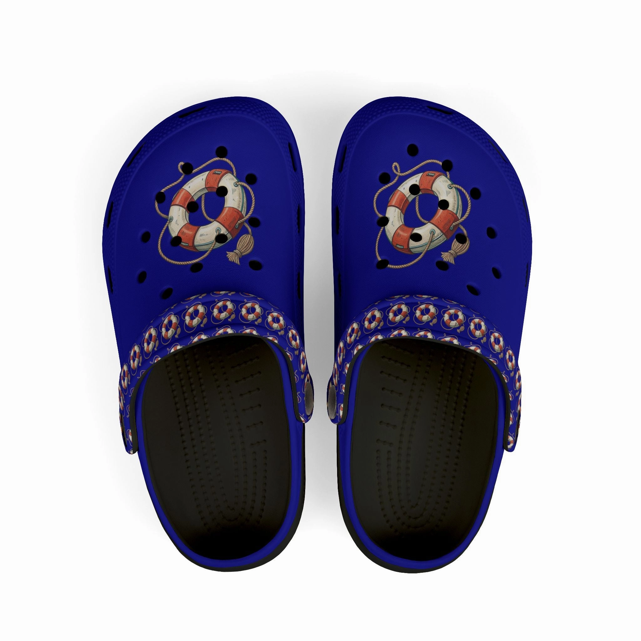 Climbing Shoes Waterproof Nautical-Themed Kid's EVA Foam Clogs, Fun Summer Footwear, Waterproof Kids Shoes, Beach & Pool Accessory, Adorable Kids Footwear