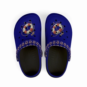 Motorcycle Shoes Waterproof Nautical-Themed Kid's EVA Foam Clogs, Fun Summer Footwear, Waterproof Kids Shoes, Beach & Pool Accessory, Adorable Kids Footwear