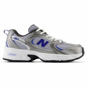 New Balance Dark Silver Metallic New Balance 530 Kids Lace Running Shoes Under Armour