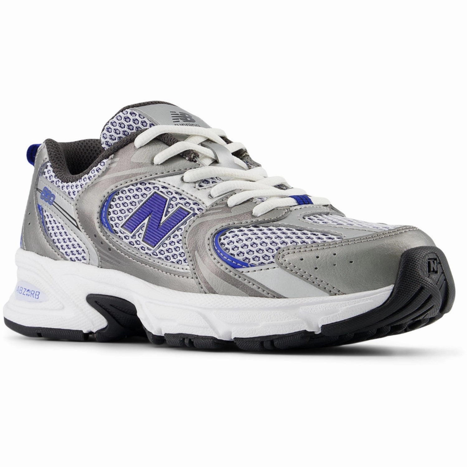 Mountain Running Shoes New Balance Dark Silver Metallic New Balance 530 Kids Lace