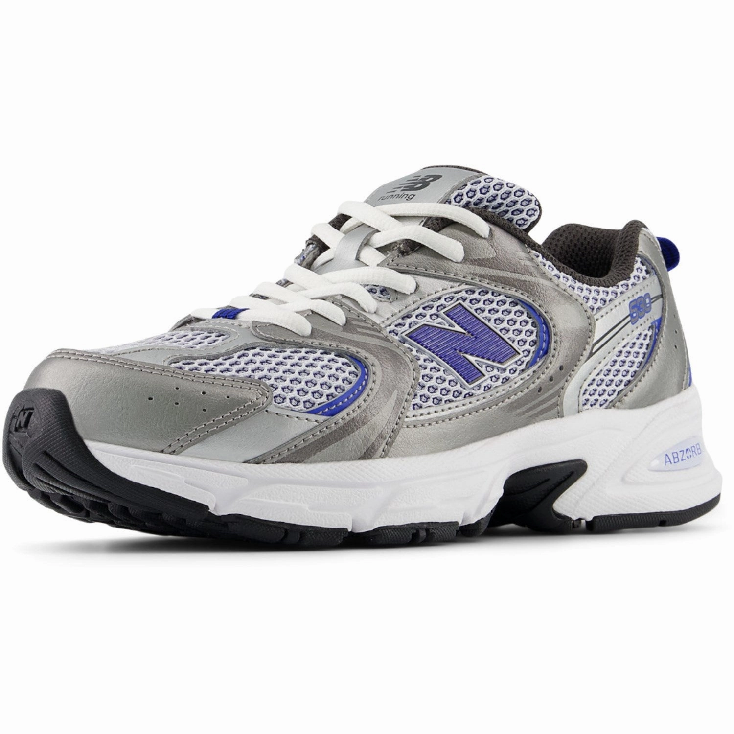 New Balance Dark Silver Metallic New Balance 530 Kids Lace Best Stability Running Shoes