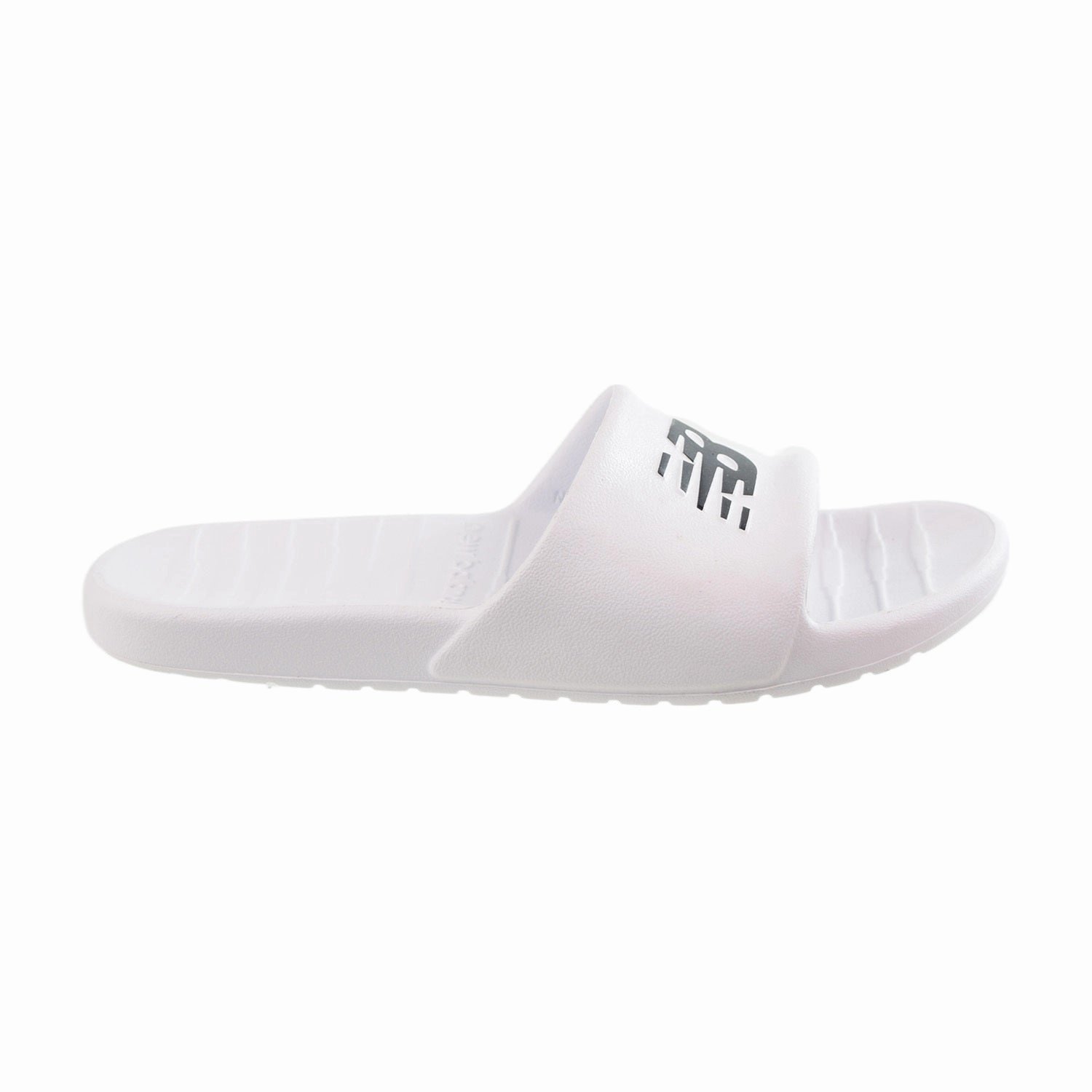 Sandals Resort St Lucia Halcyon Beach New Balance (EXTRA WIDE 4E) Men's Slide Sandals White-Black