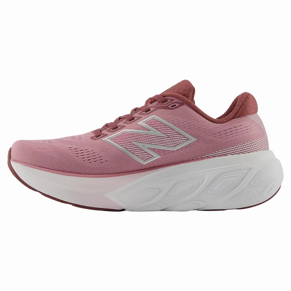 On Running Hiking Shoes New Balance Fresh Foam X 880v15 Washed Burgundy/Pink Taffy/Silver Metallic Running Shoe (Women's)