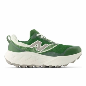 Best Trail Running Shoes Flat Feet New balance Fresh Foam X Hierro V9 Wide Women's -Dark Alpine Green/Arid Stone and Mineral