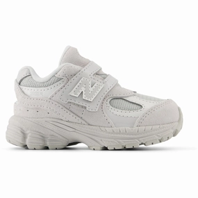 New Balance Grey Matter New Balance 2002 Kids Hook & Loop Plush Cushioned Running Shoes