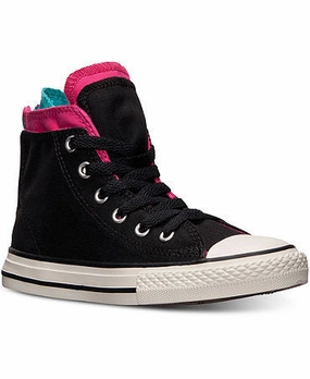 Baseball Sneakers NEW!Converse Little Girls' Chuck Taylor Zip Back Casual Sneakers from Finish Line