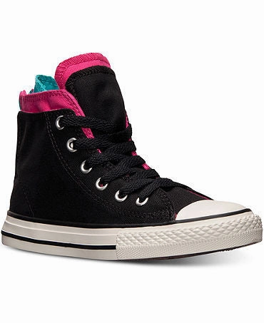 Vans Velcro Sneakers NEW!Converse Little Girls' Chuck Taylor Zip Back Casual Sneakers from Finish Line