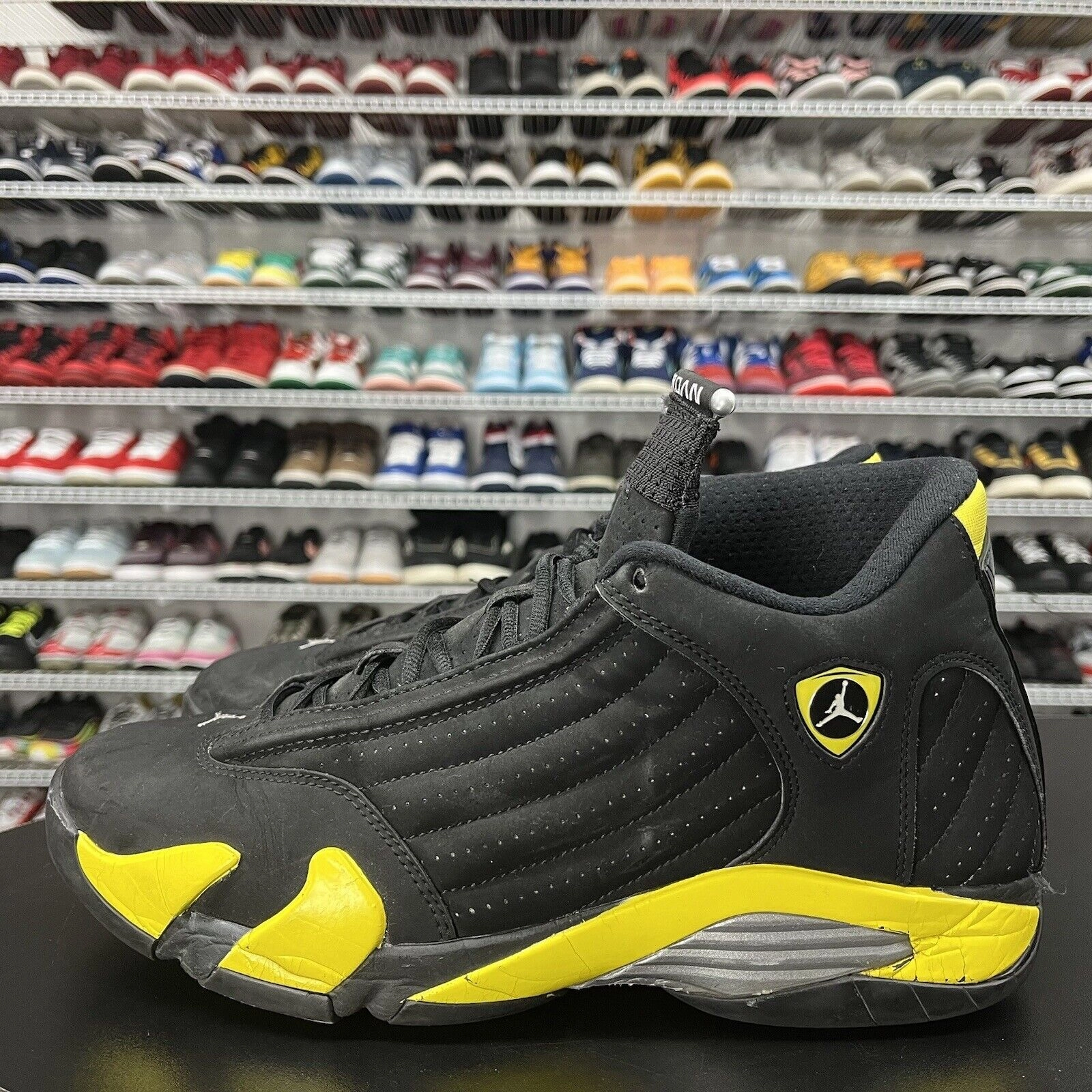 Nike Air Jordan Retro 14 Thunder 2014 487471-070 Mens Size 12 Asics Shoes Prices