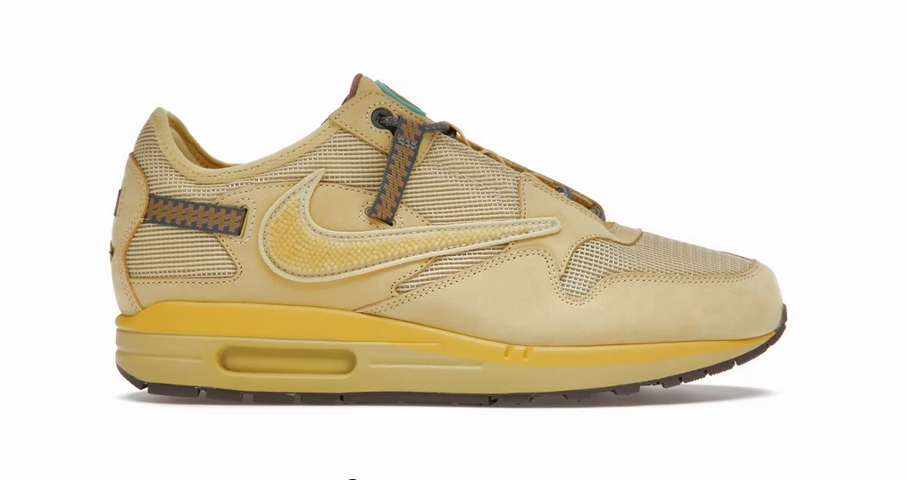 Asic Kayano Shoes Nike Air Max 1 Travis Scott Cactus Jack Saturn Gold