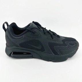 Nike Air Max 200 Triple Black Womens Running Shoes Sneakers AT6175 003 Cheap Running Shoes Online