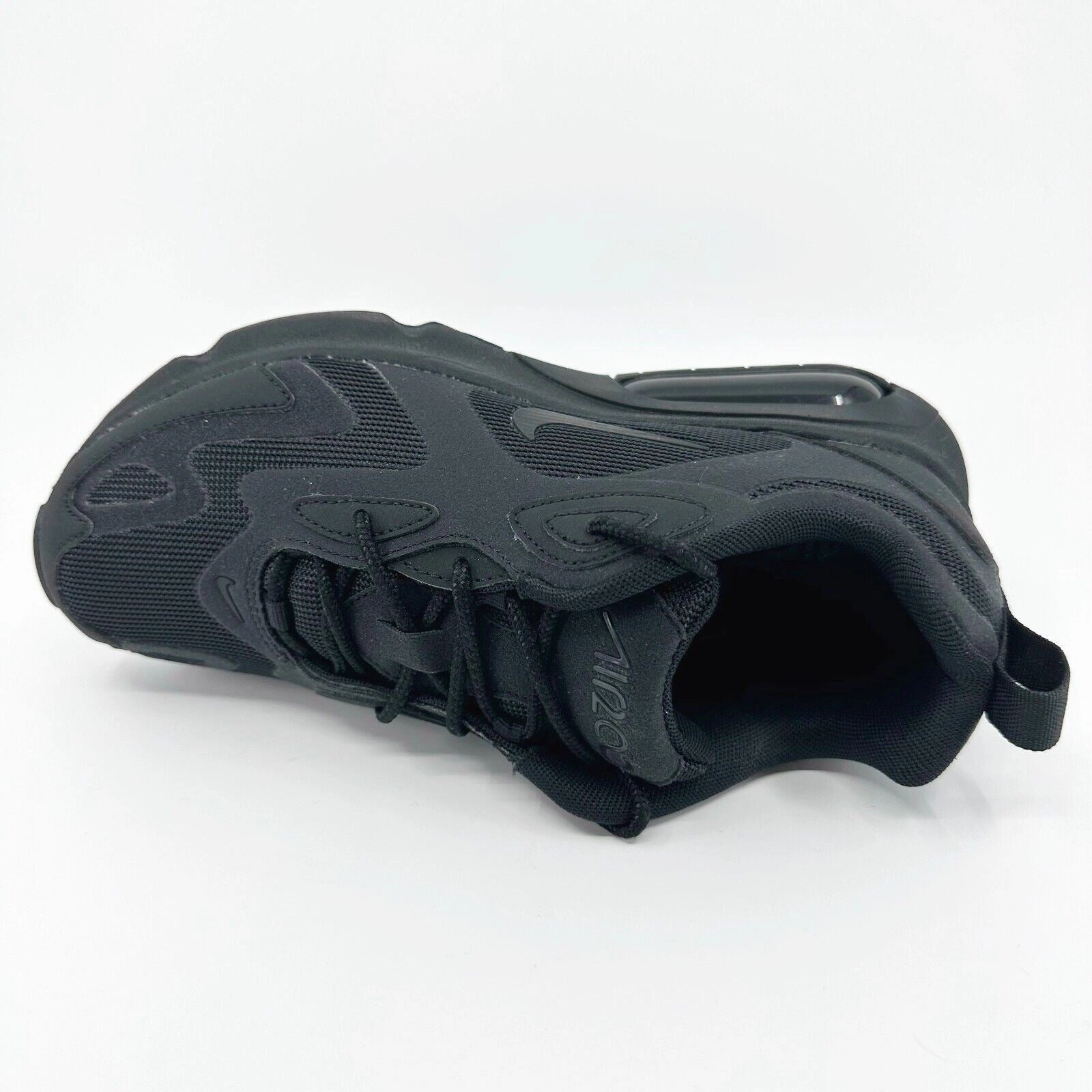 Nike Air Max 200 Triple Black Womens Running Shoes Sneakers AT6175 003 Cushion In Running Shoes