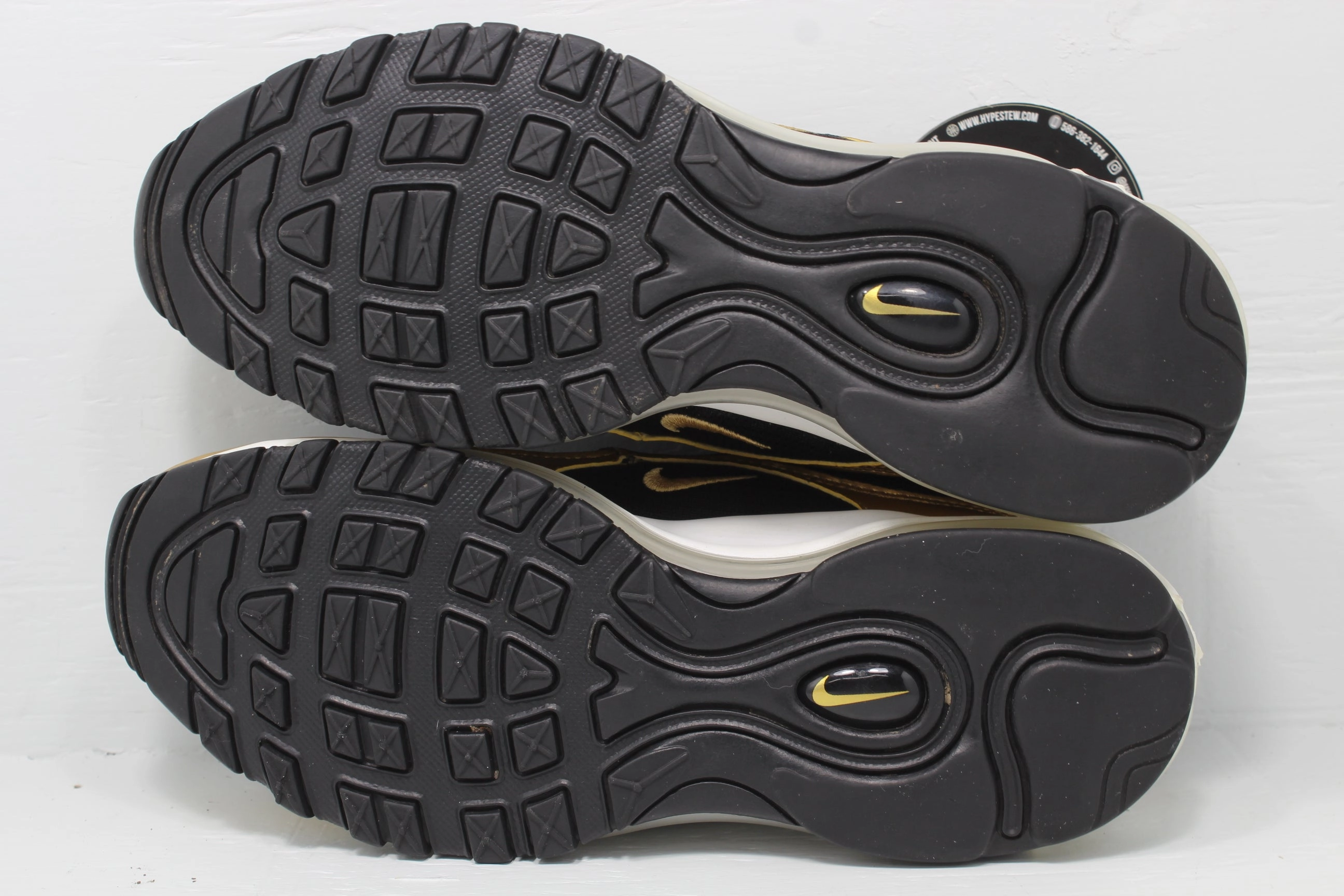 Nike Air Max 97 Black Metallic Gold (GS) Asics Basketball Shoe