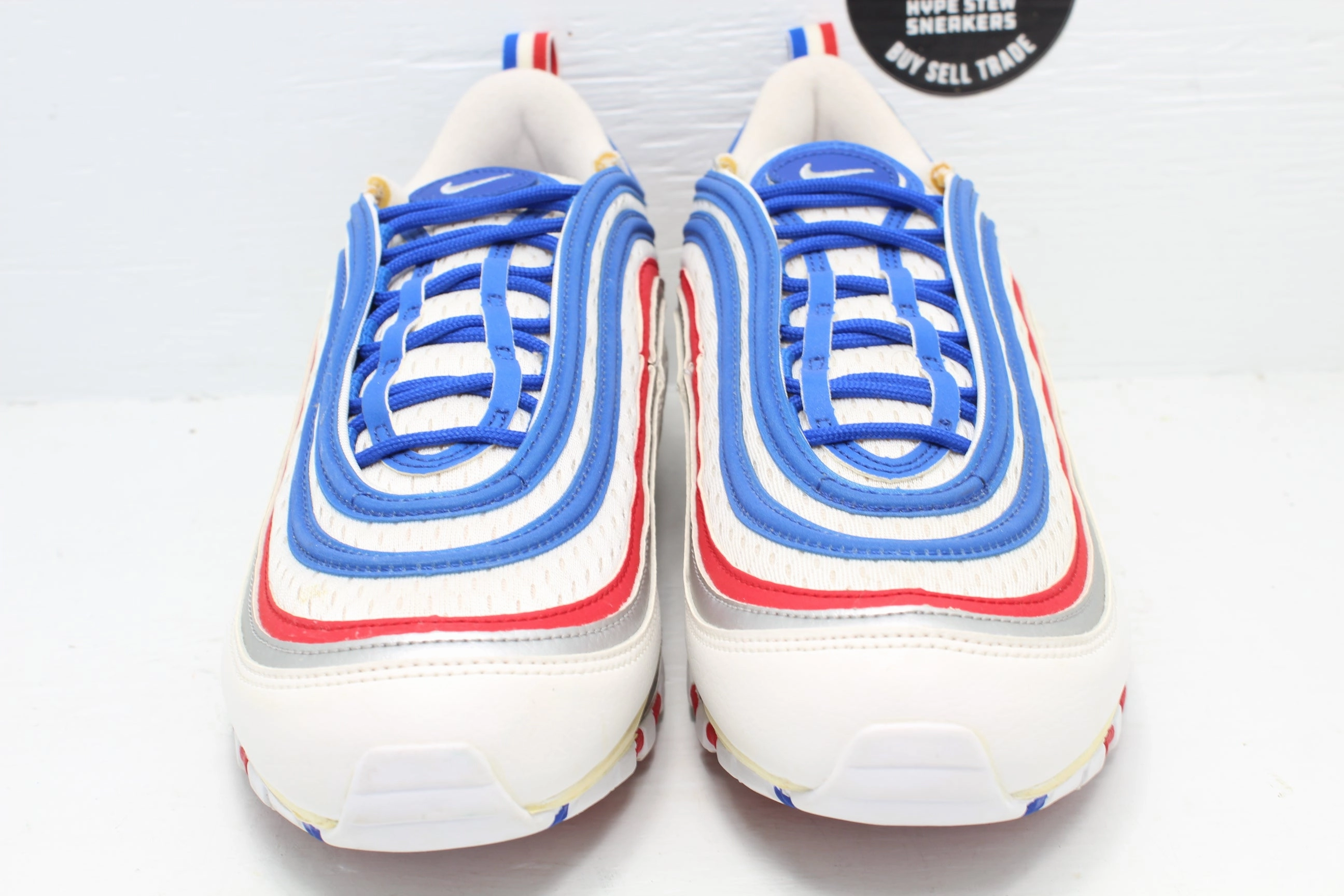 Nike Air Max 97 Game Royal Metallic Silver University Red USA Asics Volleyball Shoes Gel Task 2