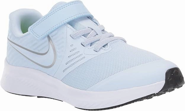 NIKE Boy's start runner 2 (psv) sneaker half Blue/ metallic sliver -volt Asics Gel Sonoma 3 Running Shoe