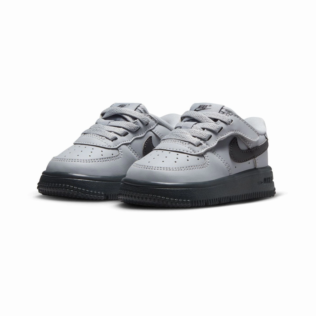 Nike Force 1 Low EasyOn 'Dark Smoke Grey' Baby/Toddler Shoes Asics Replacement Shoe Strings
